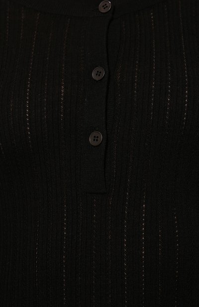 Шерстяное платье MIU MIU черного цвета по цене 155000 руб., арт. MMA732-TNR-F0002, фото 5 Шерстяное платье MIU MIU, арт. MMA732-TNR-F0002, фото 5