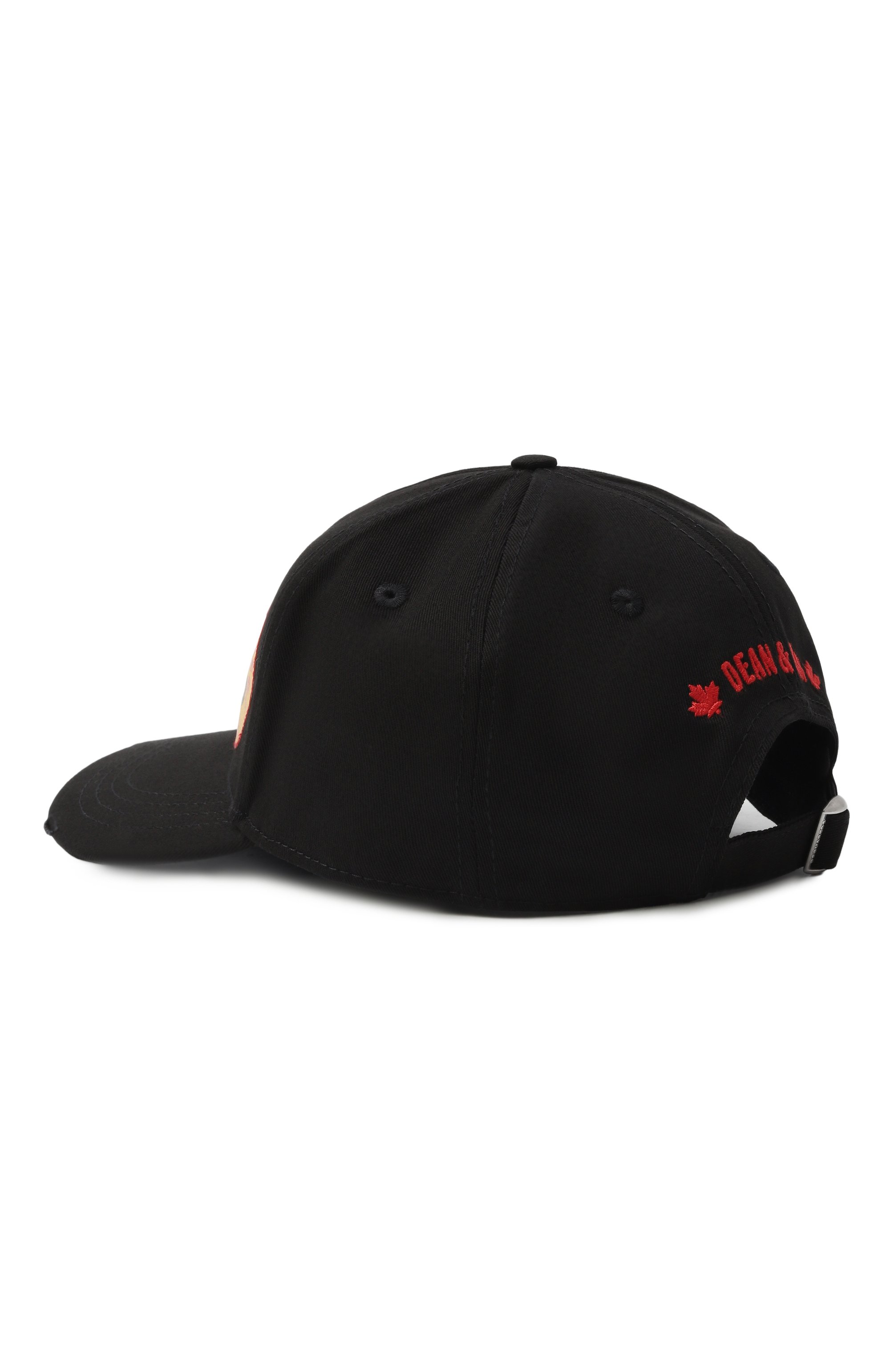 Хлопковая бейсболка DSQUARED2 черного цвета по цене 29600 руб., арт. BCM0929/05C00001, фото 2 Хлопковая бейсболка DSQUARED2, арт. BCM0929/05C00001, фото 2