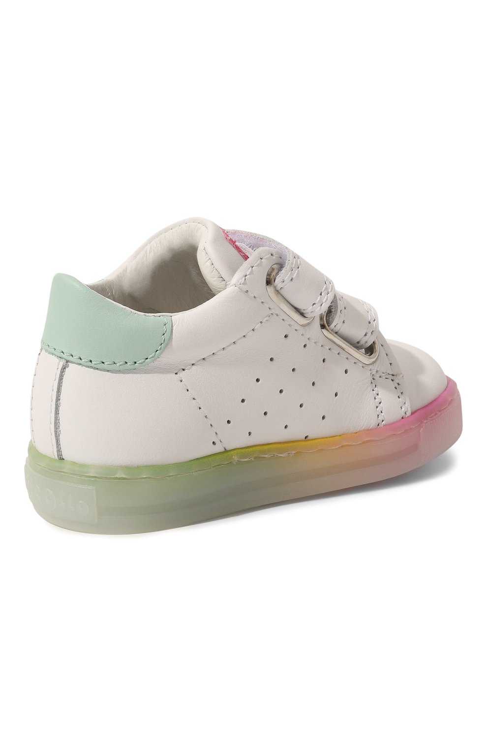 Кожаные кеды FALCOTTO розового цвета по цене 12700 руб., арт. 2015346/01/18, фото 3 Кожаные кеды FALCOTTO, арт. 2015346/01/18, фото 3