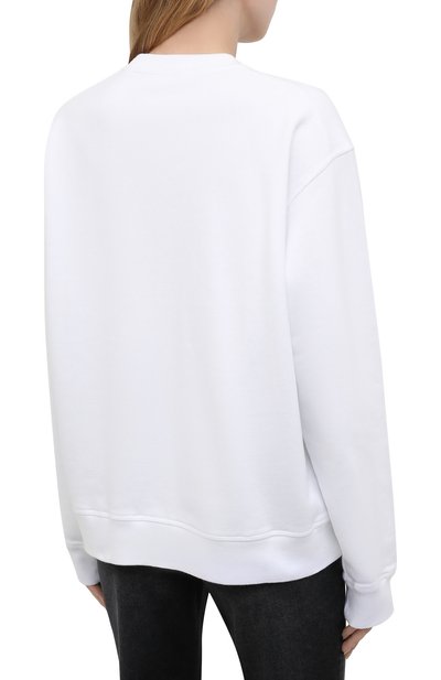 Хлопковый свитшот DSQUARED2 белого цвета по цене 42050 руб., арт. S80GU0049/S25042, фото 4 Хлопковый свитшот DSQUARED2, арт. S80GU0049/S25042, фото 4