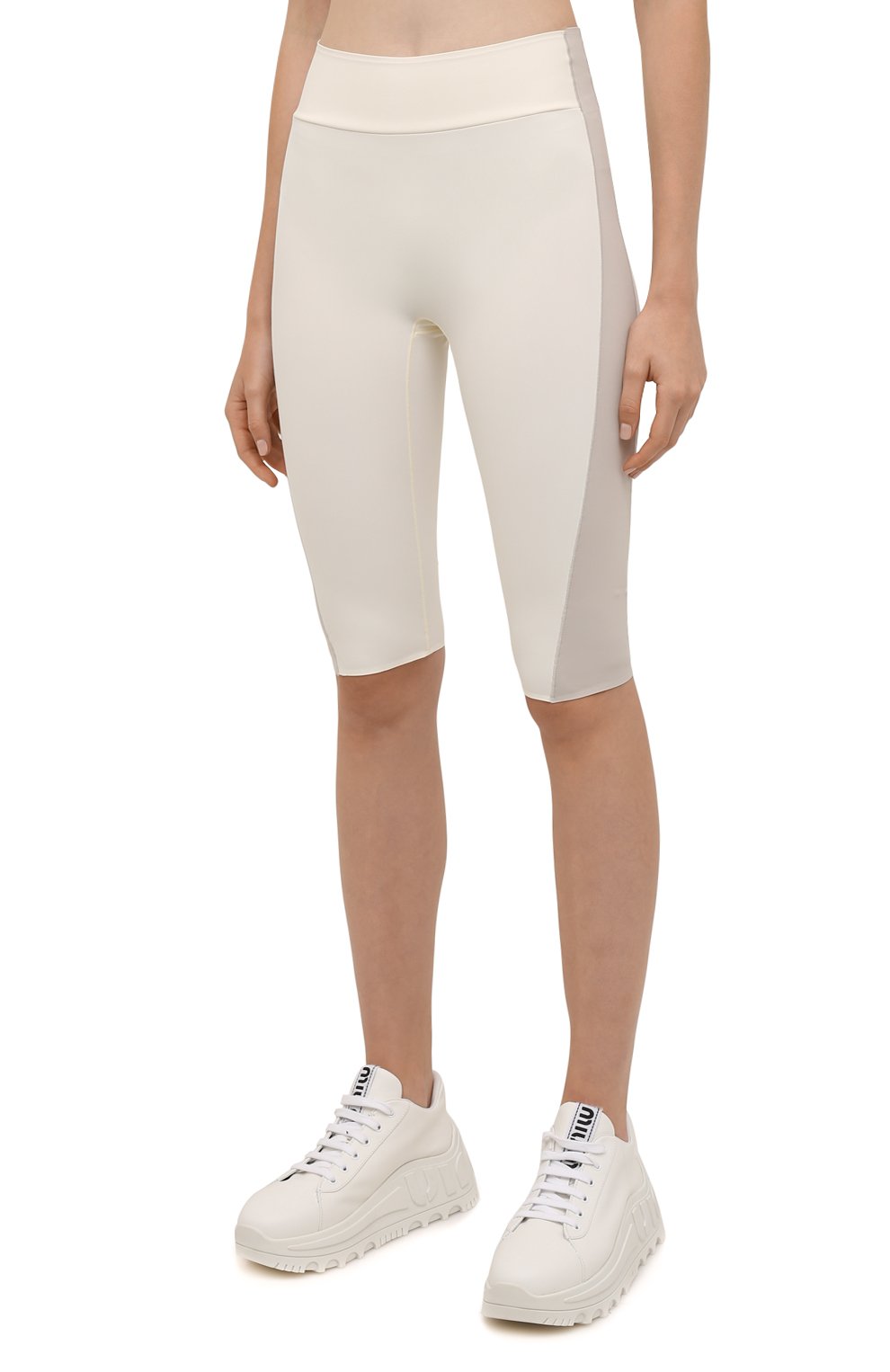 Шорты reebok x victoria beckham REEBOK молочного цвета по цене 9970 руб., арт. H30235, фото 3 Шорты reebok x victoria beckham REEBOK, арт. H30235, фото 3