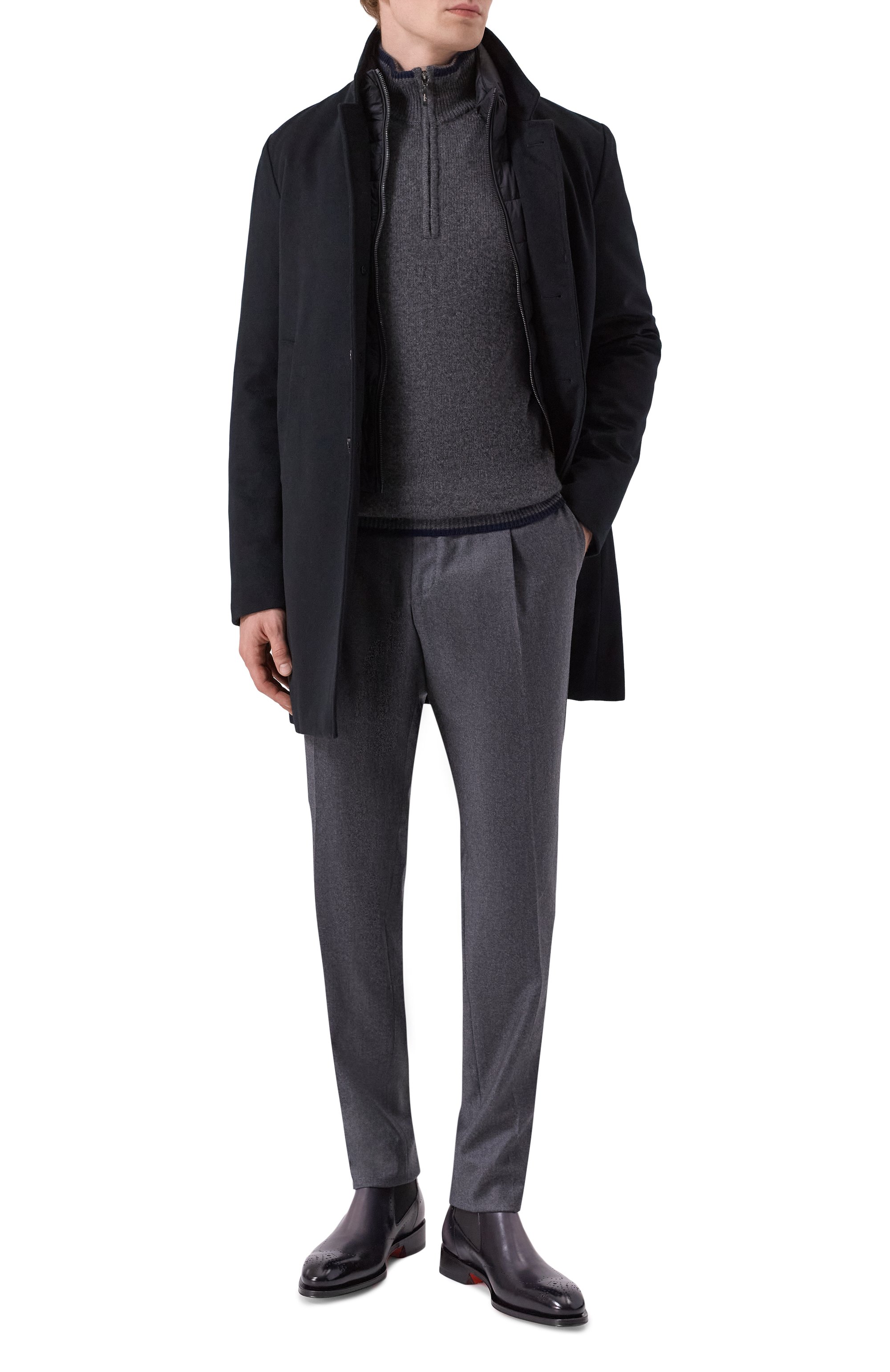 Пуховое пальто DUNO, арт. F0ND0/PRAT0, фото 2