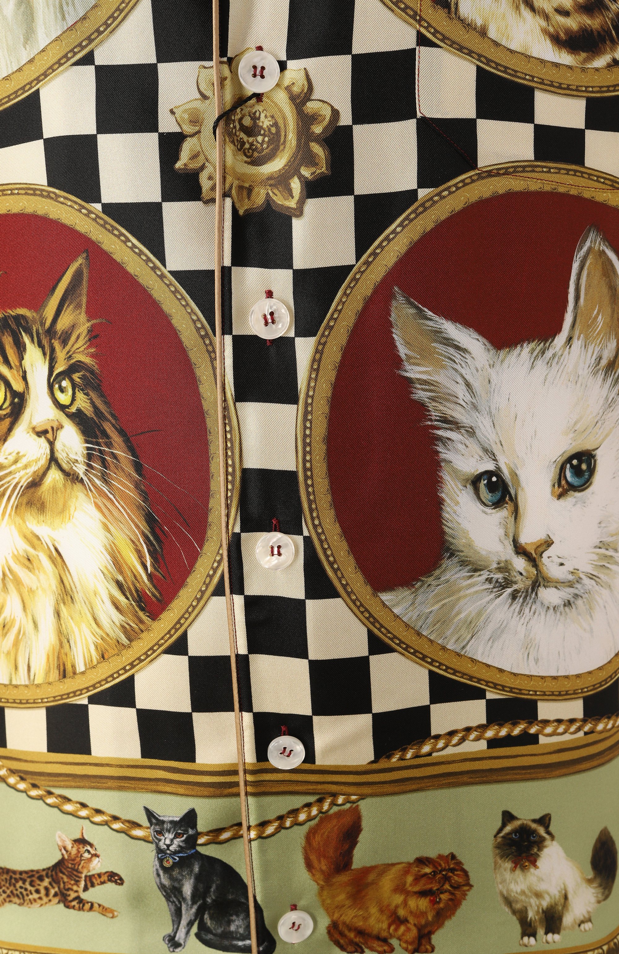 Шелковая рубашка DOLCE & GABBANA, арт. G5LH3T/HI1VV, фото 6