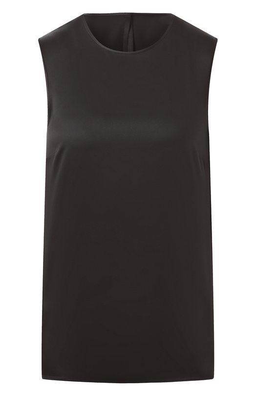 Атласный топ Dolce & Gabbana F7ZZCT/FU1AU Чёрный F7ZZCT/FU1AU