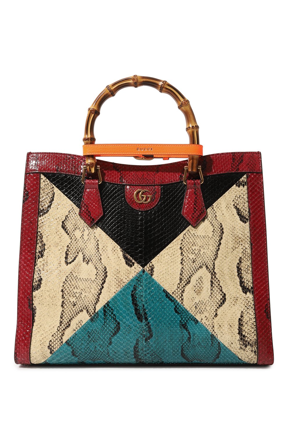 Сумка-тоут diana medium из кожи питона GUCCI, арт. 655658 LU32T, фото 1