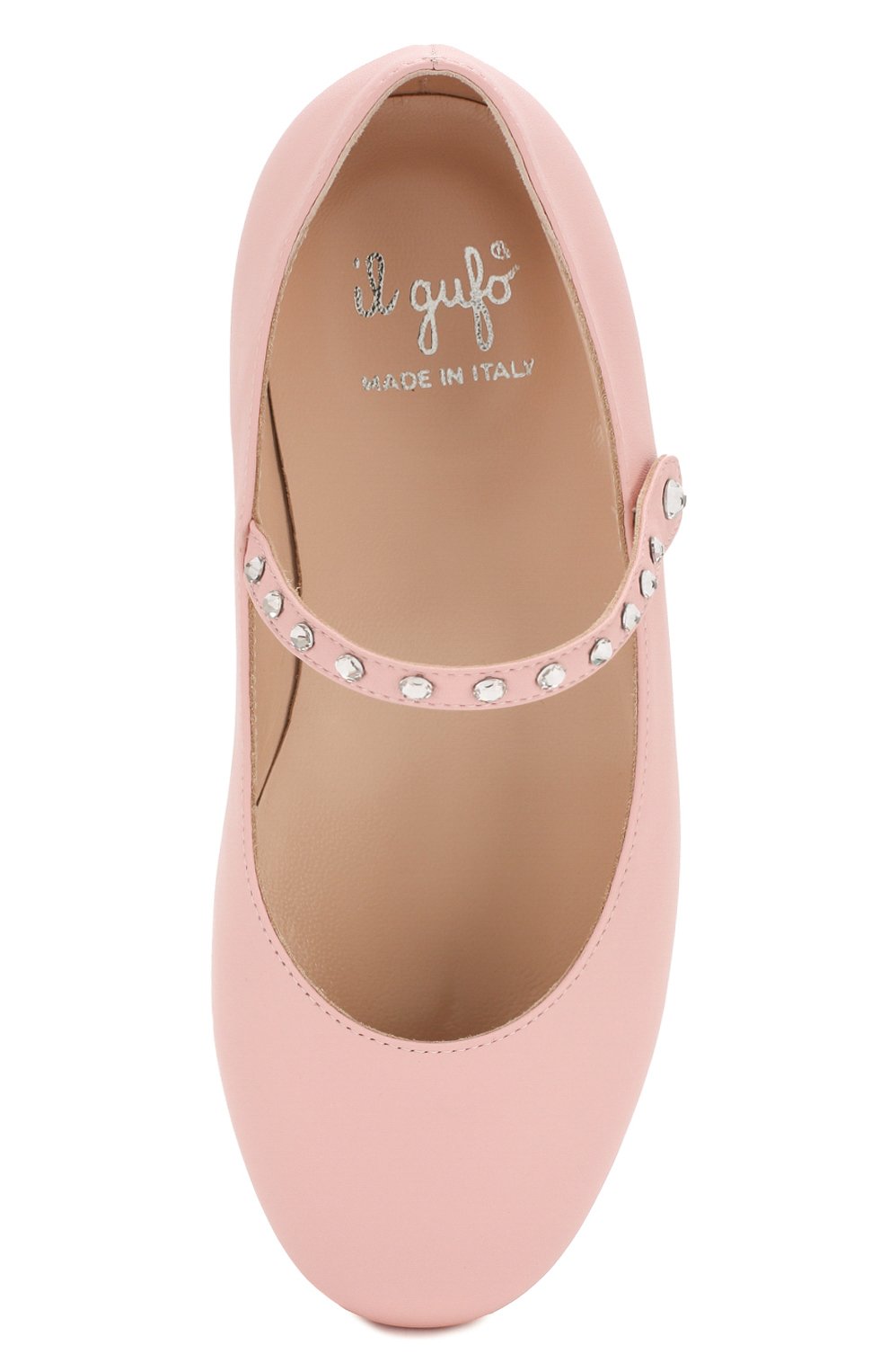 Кожаные балетки IL GUFO розового цвета по цене 22700 руб., арт. G313/VITELL0 NAPPAC0/27-30, фото 4 Кожаные балетки IL GUFO, арт. G313/VITELL0 NAPPAC0/27-30, фото 4