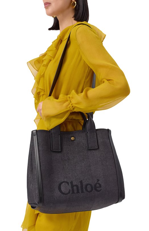 Сумка-тоут Chloé Carry Chloé CH25US910P19 Синий  CH25US910P19 Фото 2