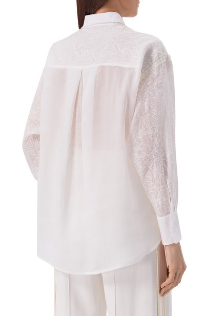 Рубашка из вискозы ERMANNO SCERVINO, арт. D484K703RXG, фото 4