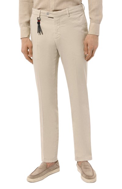 Брюки из хлопка и шелка MARCO PESCAROLO, арт. SLIM80/4700, фото 3