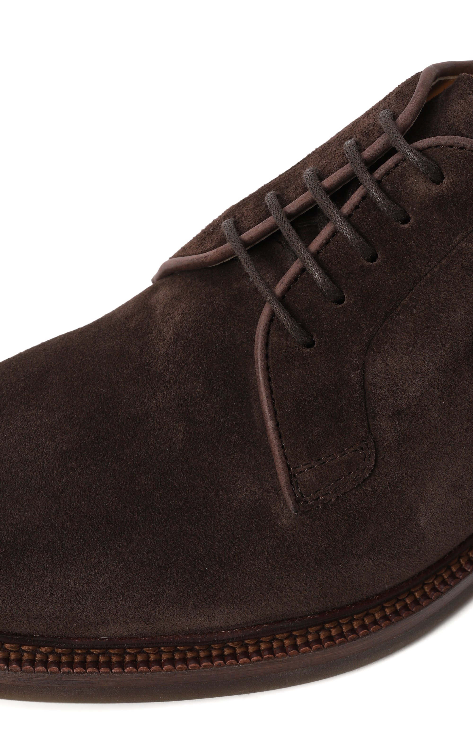 Замшевые дерби BRUNELLO CUCINELLI, арт. MZUPEAX810, фото 7