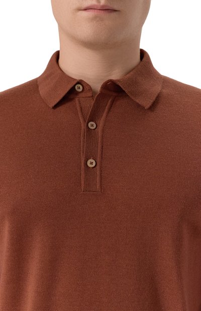 Шерстяное поло BOSS, арт. 50476355, фото 5