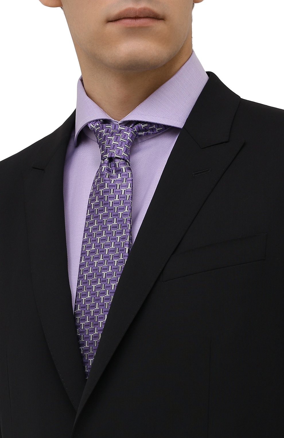 Шелковый галстук LANVIN, арт. 3203/TIE, фото 2