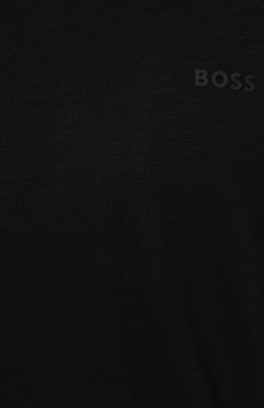 Хлопковая футболка BOSS Orange 50508243 Чёрный  50508243 Фото 5