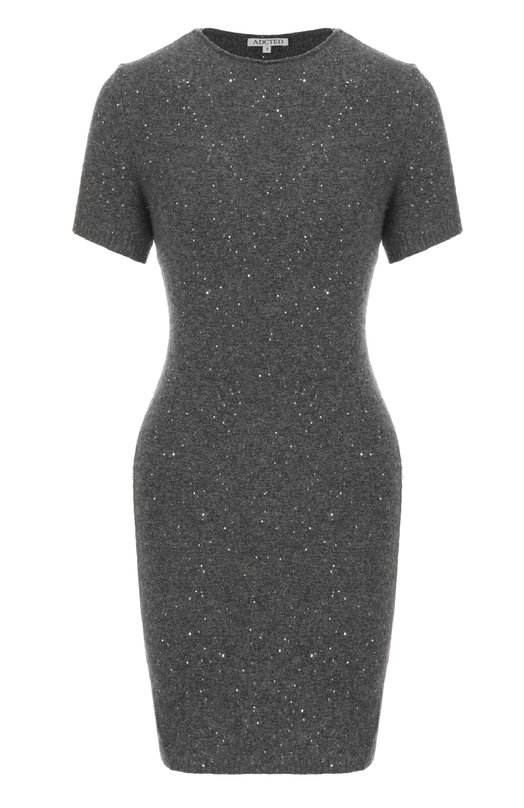 Платье из кашемира и хлопка Addicted AD2518 Серый AD2518