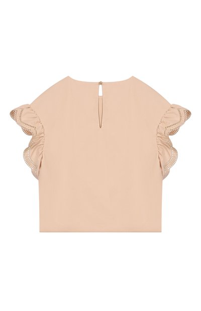 Хлопковый топ ELIE SAAB JUNIOR, арт. EFTP028 V1/TS0724 RIC05, фото 2