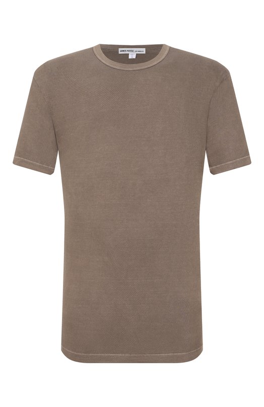 Хлопковая футболка James Perse MLJ3311 Коричневый MLJ3311