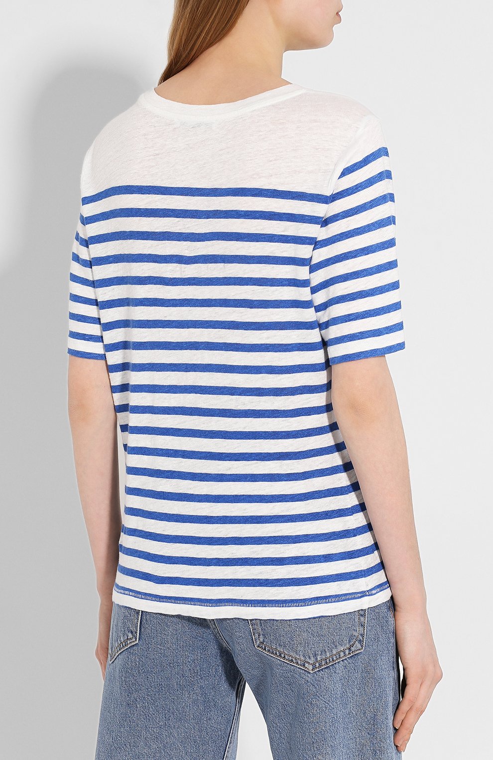 Льняная футболка ACNE STUDIOS, арт. AL0011/W, фото 4