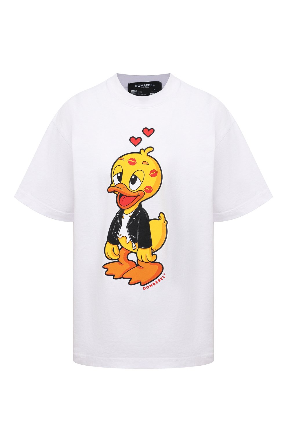 Хлопковая футболка DOMREBEL, арт. KISSES/B0X T-SHIRT/W, фото 1