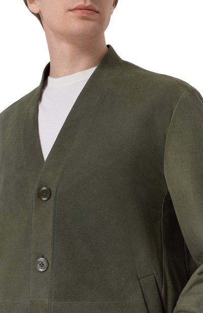 Замшевый бомбер STEFANO RICCI, арт. M7J6100140/SUEJS3, фото 5