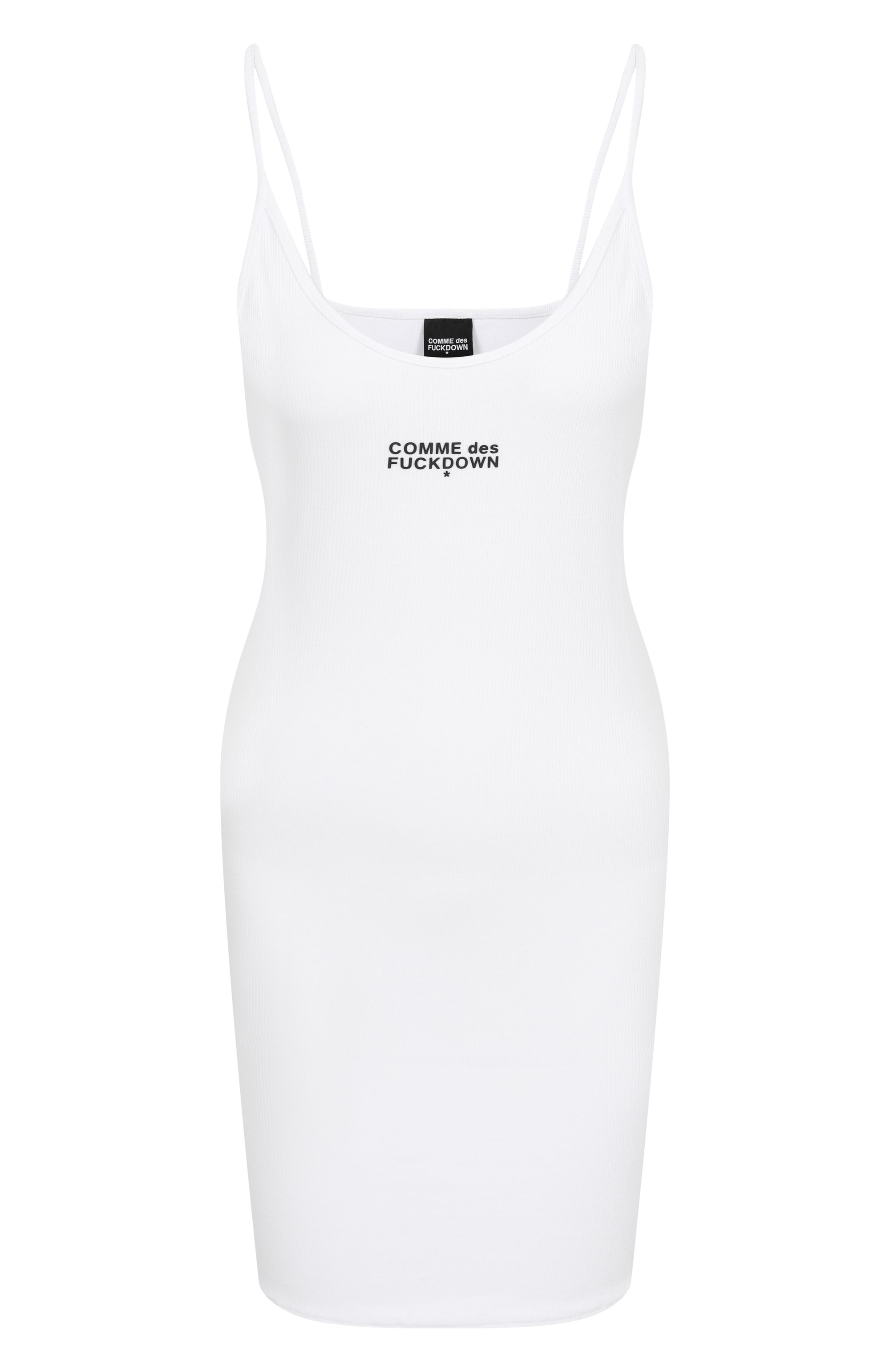 Хлопковое платье COMME DES FUCKDOWN, арт. CFABW01252, фото 1
