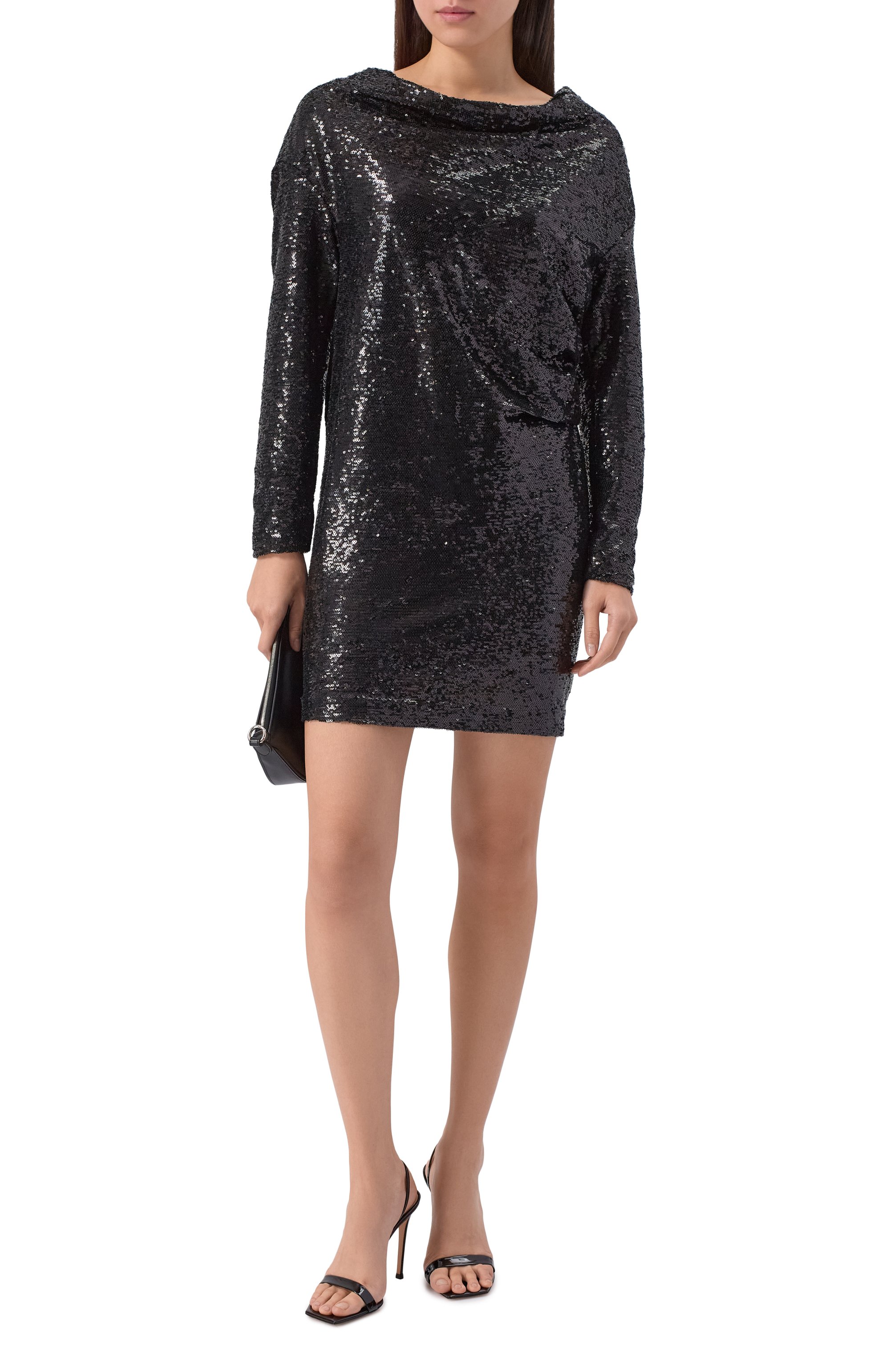 Платье с отделкой пайетками BOSS, арт. 50547996, фото 2