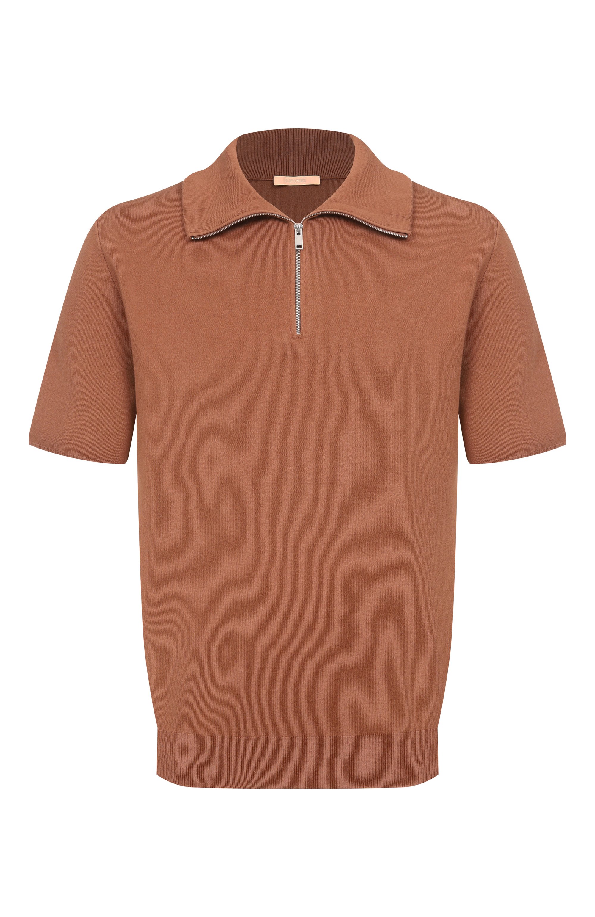 Поло 12 STOREEZ коричневого цвета по цене 16000 руб., арт. 135730, фото 1 Поло 12 STOREEZ, арт. 135730, фото 1