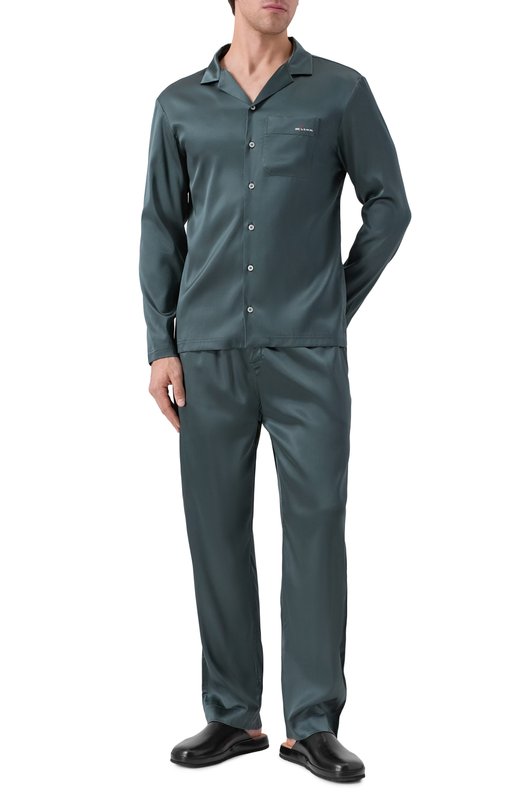 Шелковые домашние брюки Kiton UNWT010K0245H05 Зелёный  UNWT010K0245H05 Фото 2