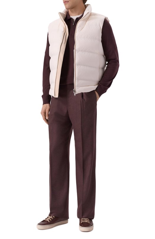 Брюки из кашемира и шерсти норки MVST M25.1MM.T002/F067 Коричневый  M25.1MM.T002/F067 Фото 2