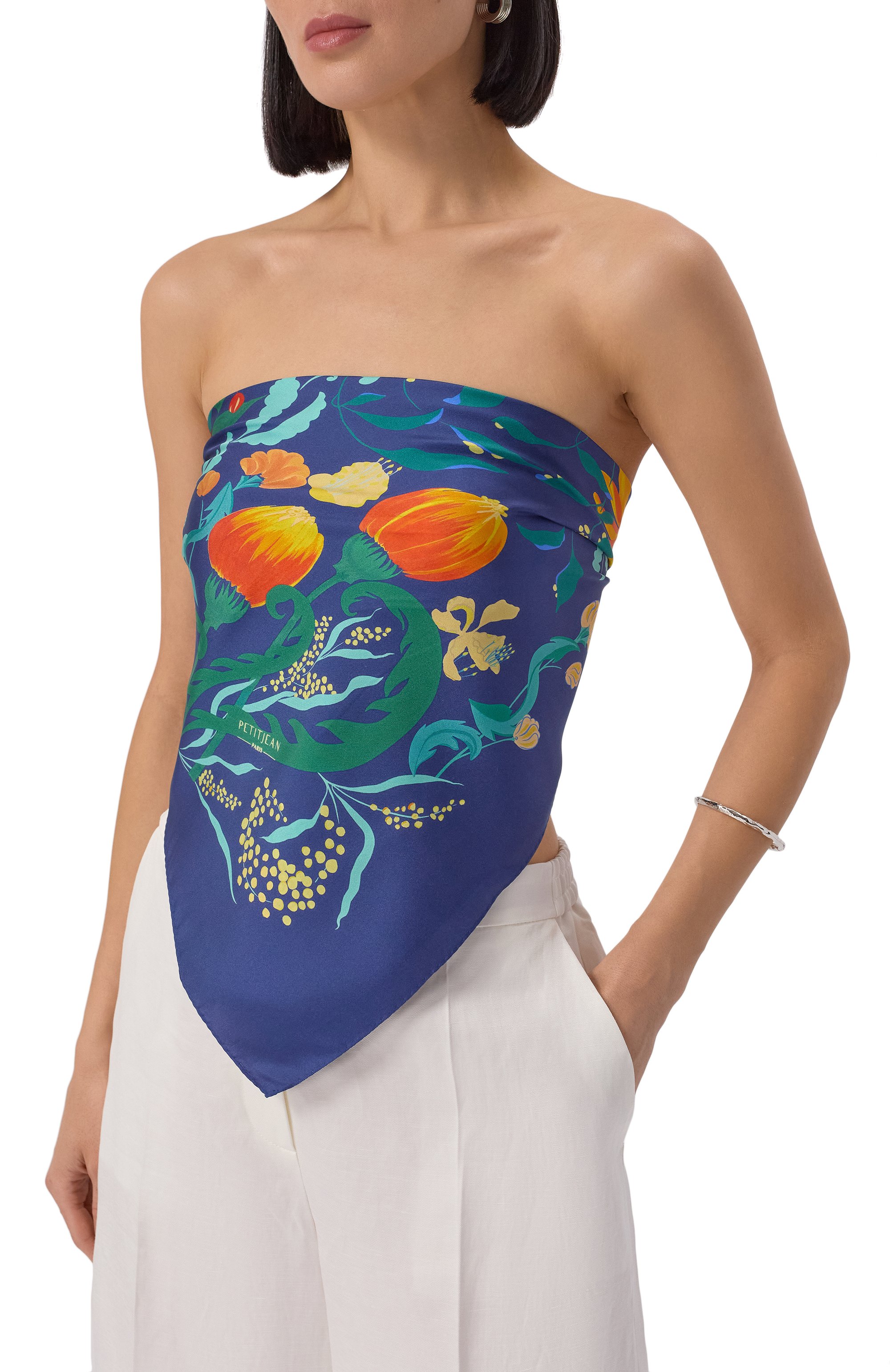 Шелковый платок PETITJEAN PARIS, арт. 11C11, фото 2