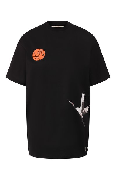 Женская хлопковая футболка GOLDEN GOOSE DELUXE BRAND, арт. G35WP024.D2