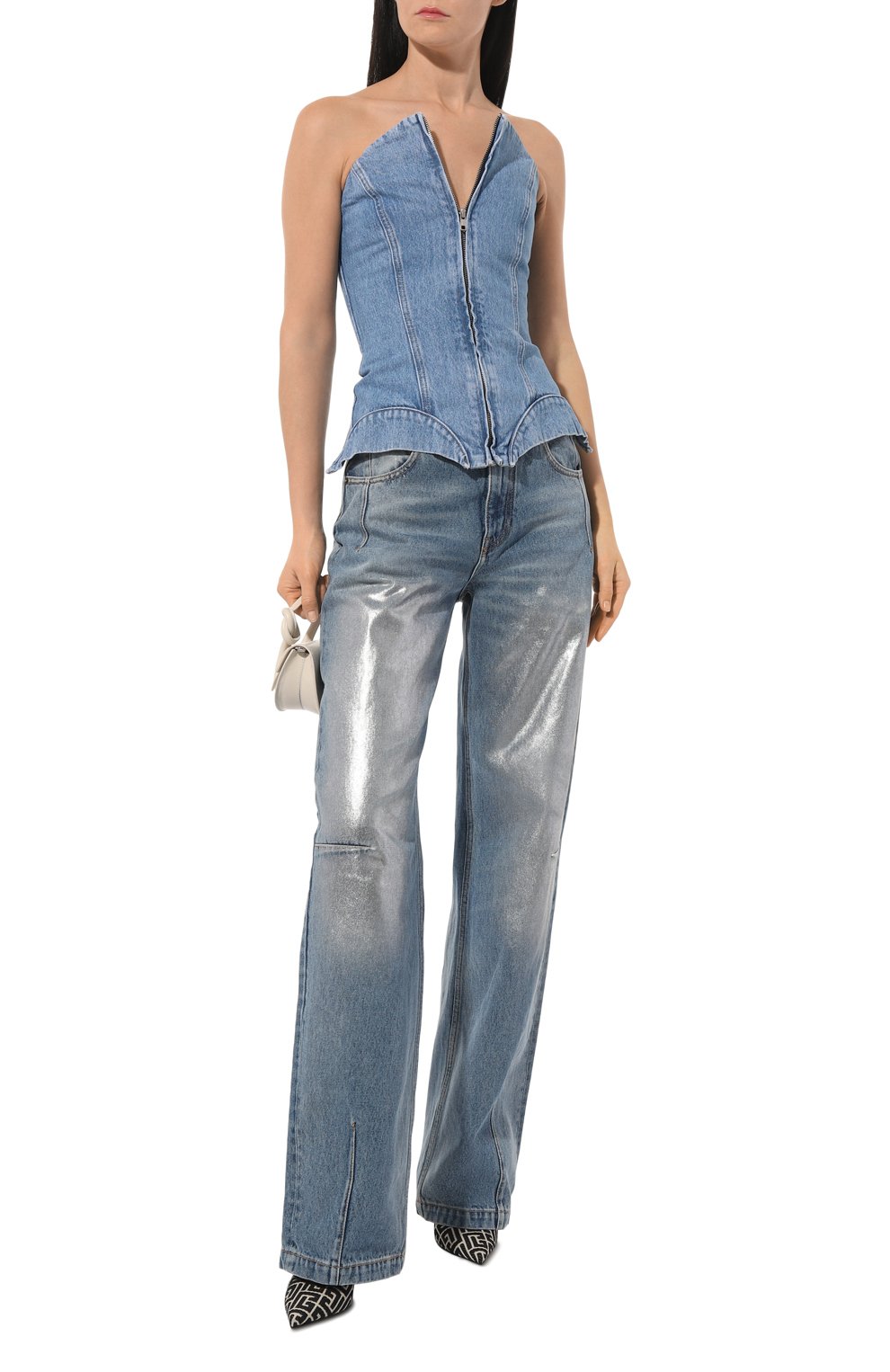 Джинсовый топ-корсет YUZEFI, арт. YUZPF23-RW-TP01-16, фото 2