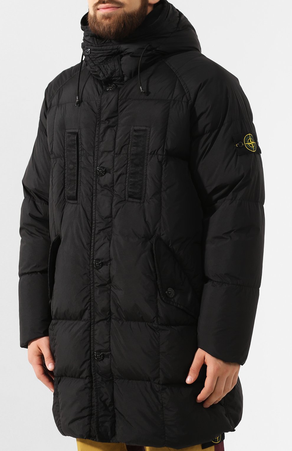Пуховик STONE ISLAND черного цвета по цене 141500 руб., арт. 711570123, фото 3 Пуховик STONE ISLAND, арт. 711570123, фото 3