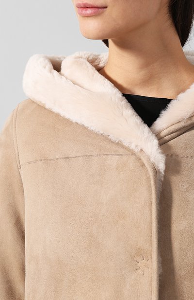 Дубленка из овины с капюшоном WINDSOR, арт. 52 DL819 10004222, фото 5