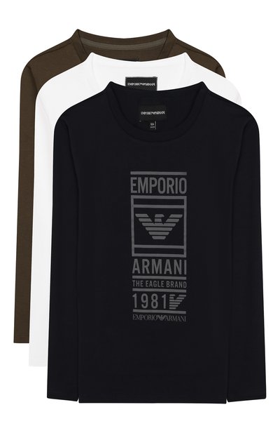 Комплект из трех лонгсливов EMPORIO ARMANI, арт. 6G4DJ1/4J09Z, фото 1