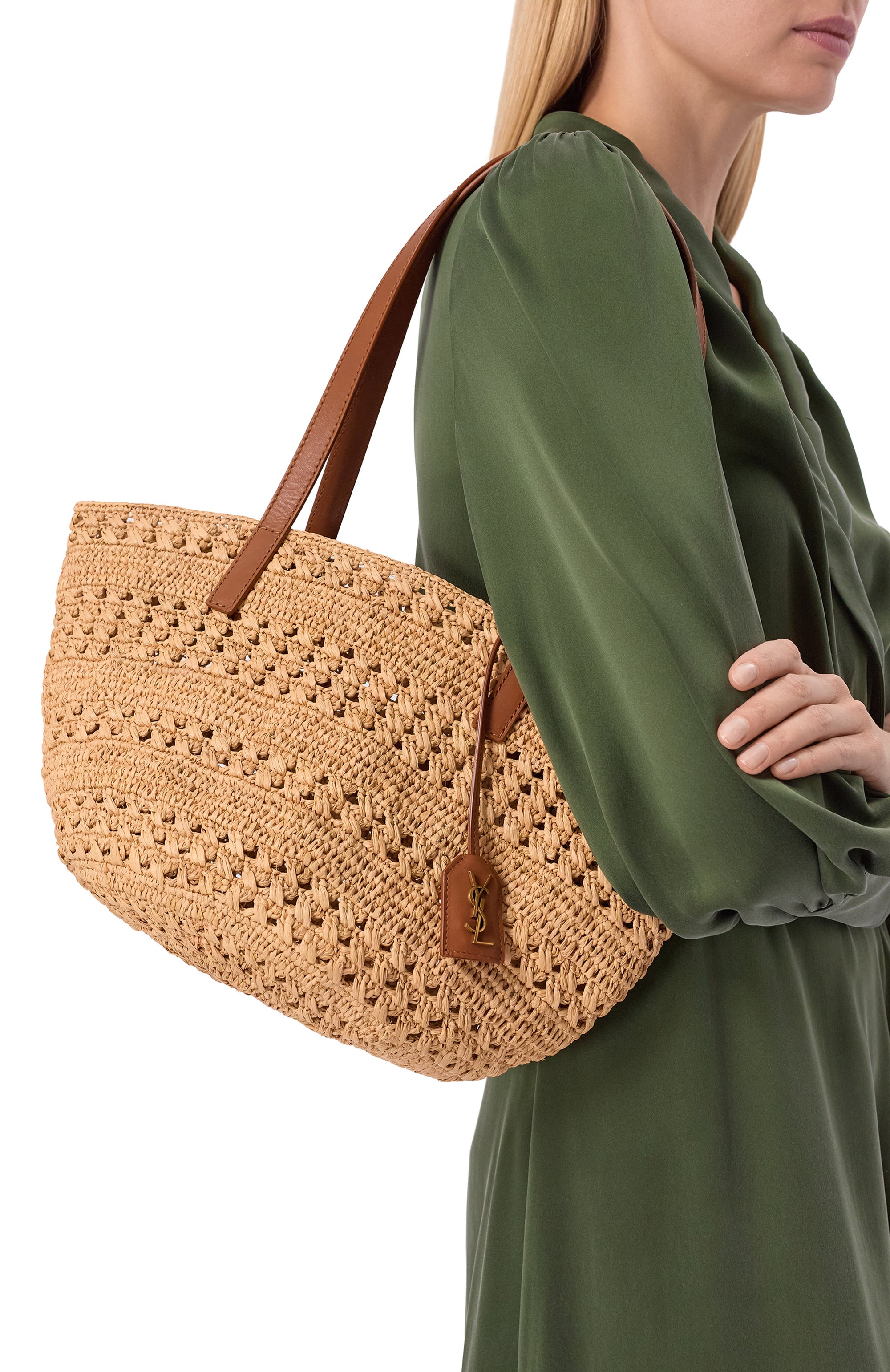 Сумка panier small SAINT LAURENT, арт. 761461/GAAAC, фото 2