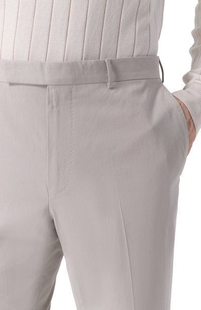 Хлопковые брюки ZEGNA, арт. 729F03A7/77TB12, фото 5