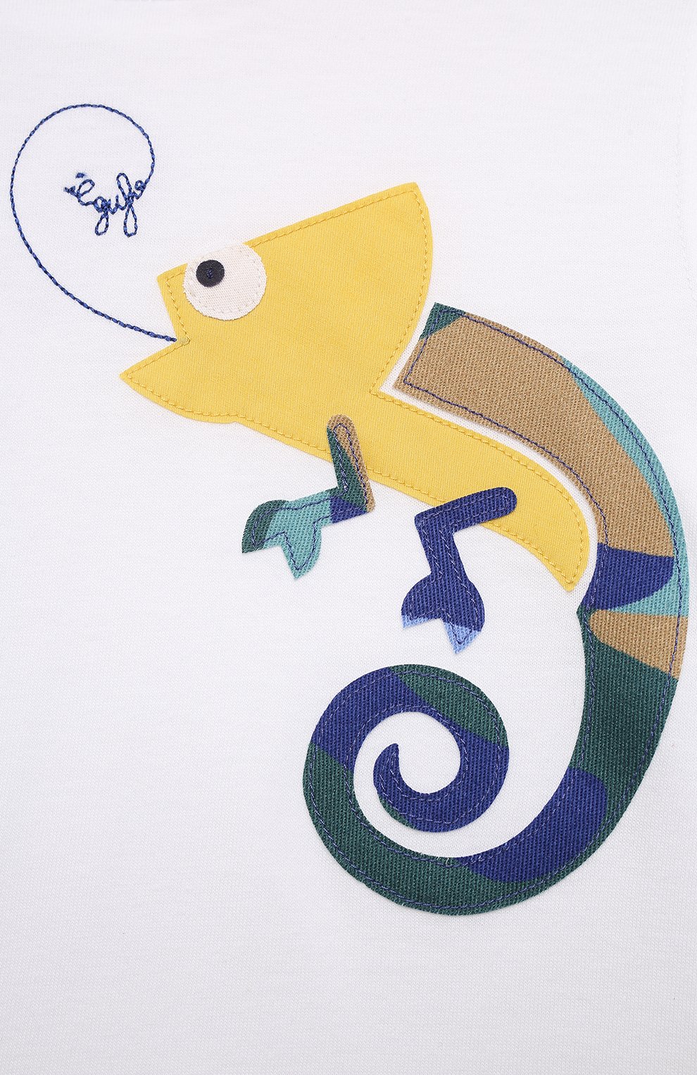 Хлопковая футболка IL GUFO, арт. P22TS366M0014/3M-9M, фото 3