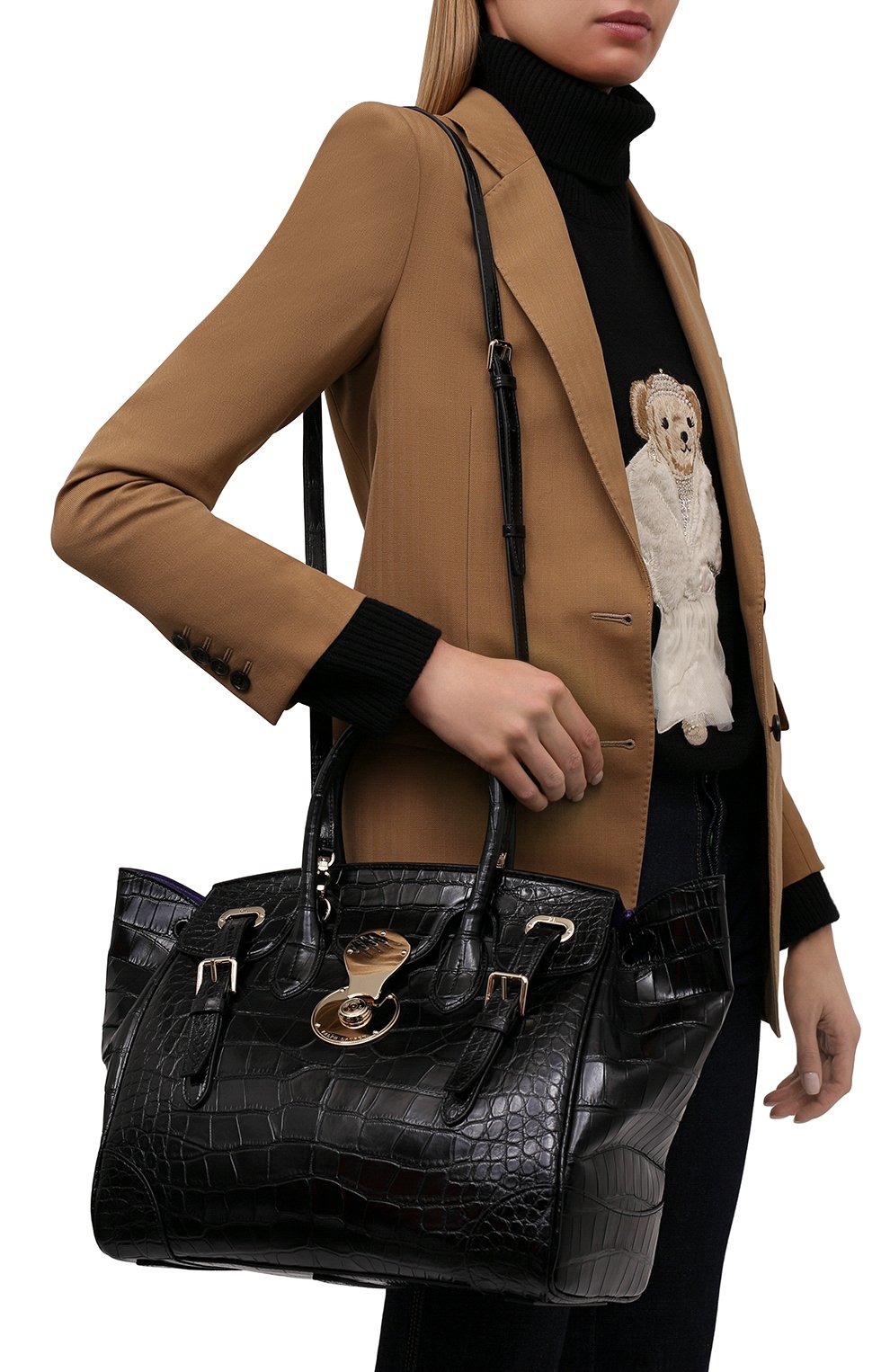 Сумка ricky 33 из кожи аллигат ора RALPH LAUREN, арт. 435867826/AMIS, фото 6