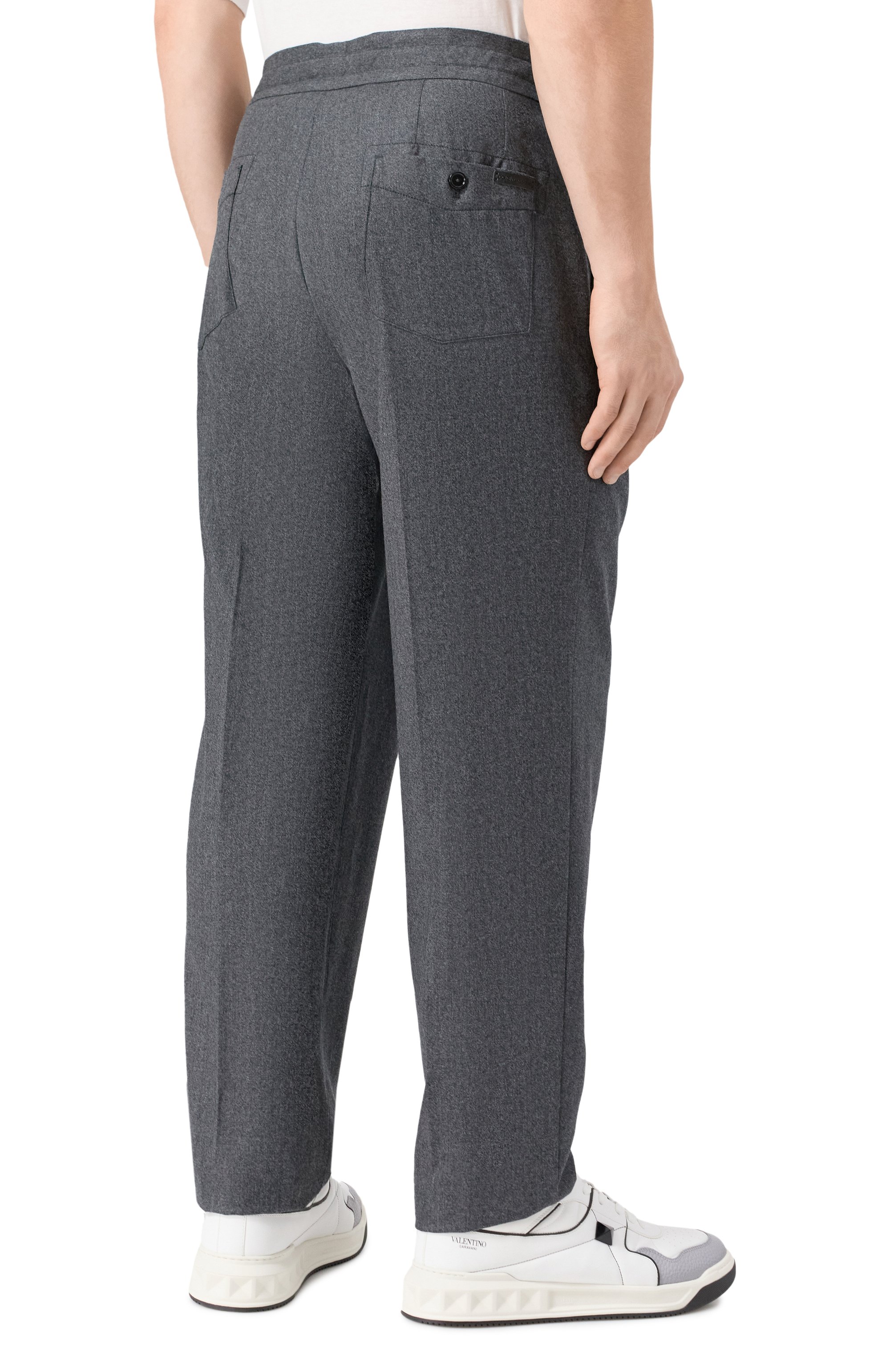 Шерстяные брюки DOLCE & GABBANA, арт. GP12PT/FURNC, фото 4