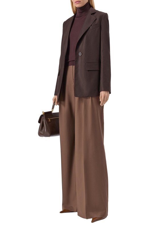 Шелковый жакет MVST M25.1PW.J002/ZEGNA Коричневый  M25.1PW.J002/ZEGNA Фото 2