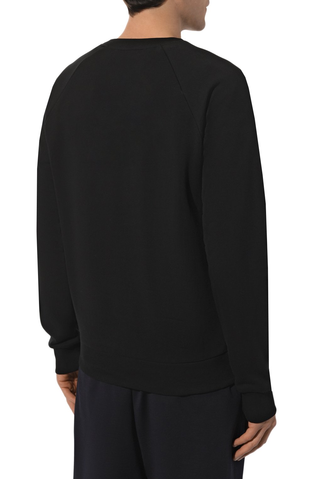 Хлопковый свитшот BALMAIN, арт. AH0JQ005BB04, фото 4