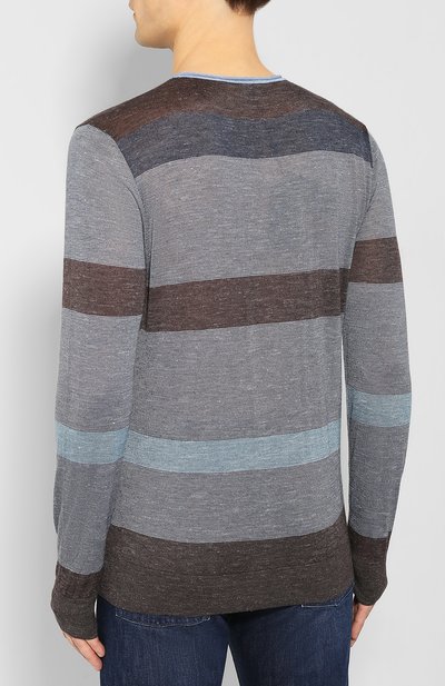 Джемпер из смеси шелка и кашемира GIORGIO ARMANI, арт. 3HSM34/SM20Z, фото 4