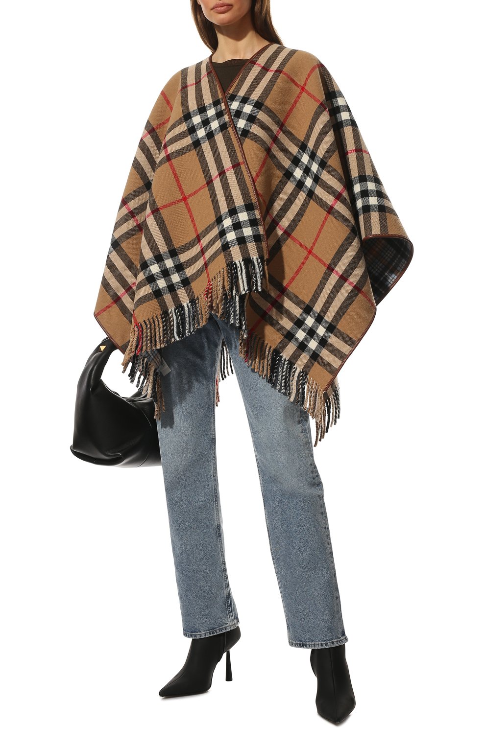 Шерстяная накидка cape BURBERRY, арт. 8050482, фото 2