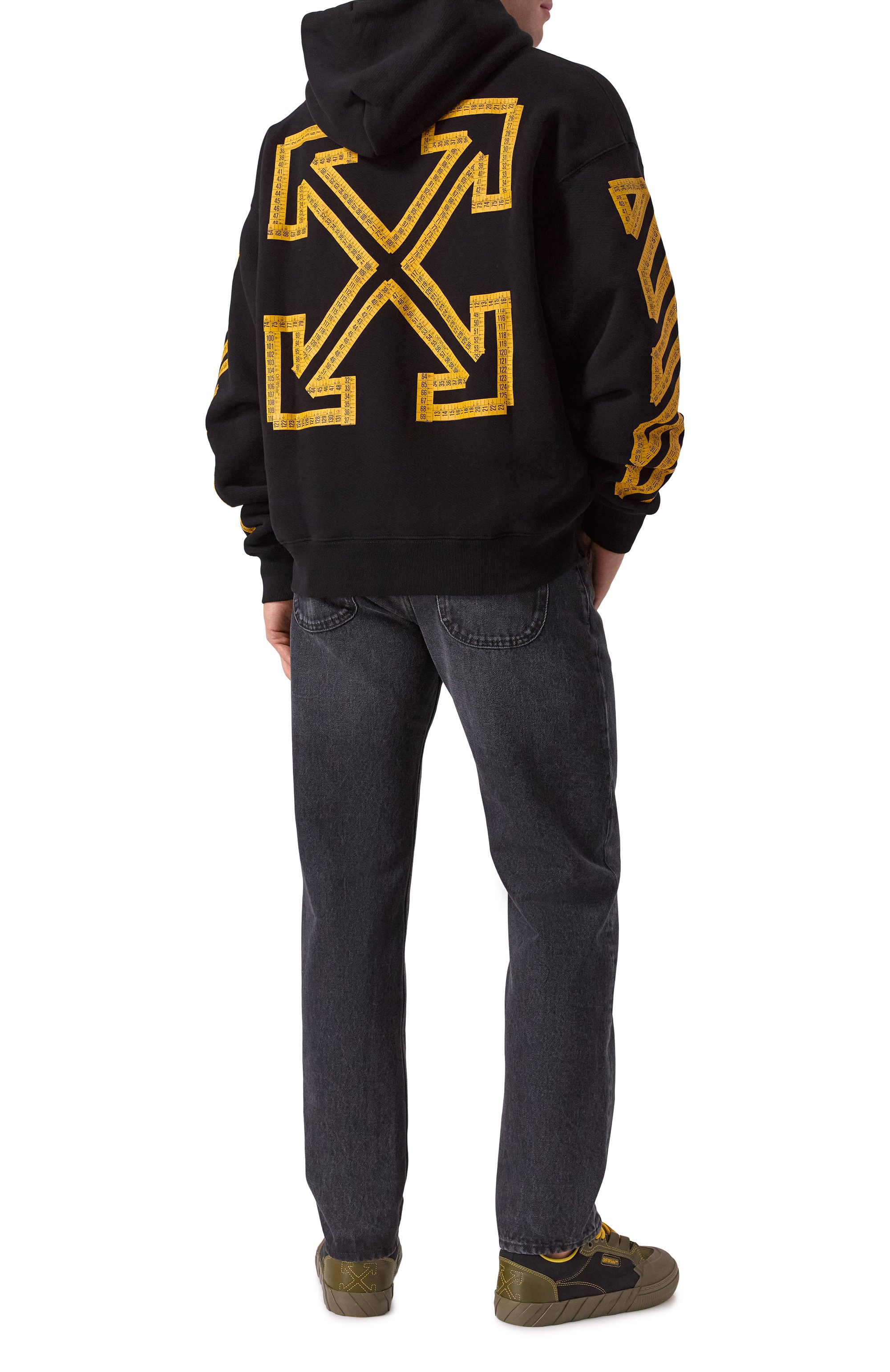 Хлопковое худи OFF-WHITE, арт. 0MBB085S25FLE00J, фото 2