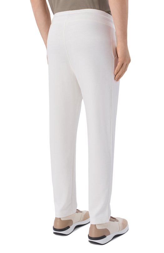 Брюки из вискозы Kiton UMM0750 Белый  UMM0750 Фото 4