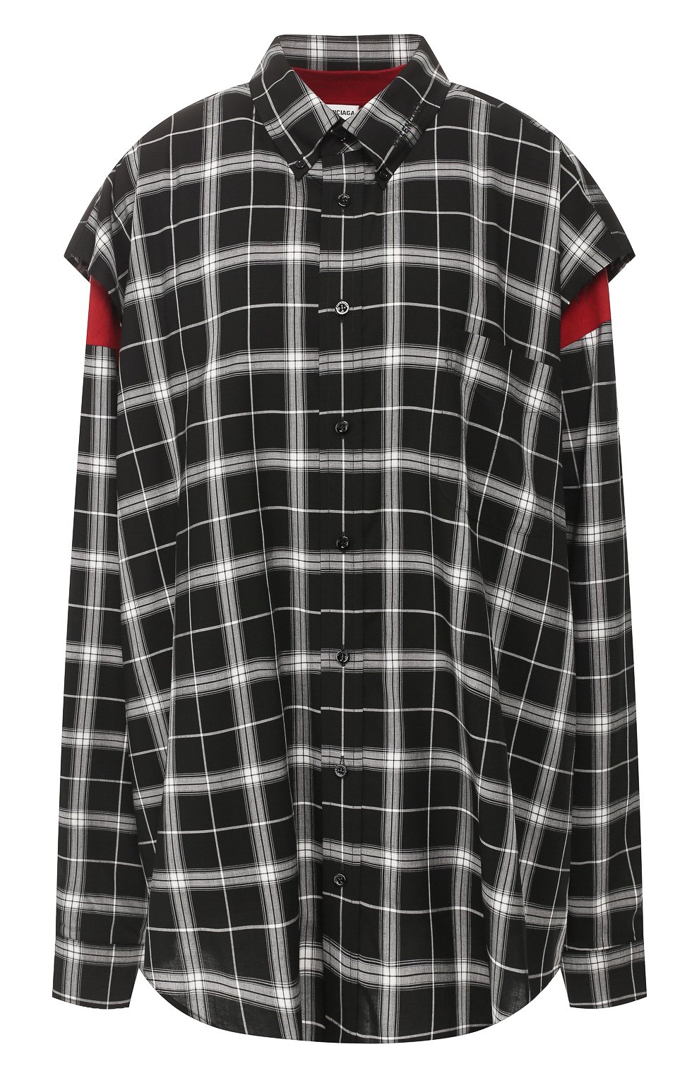 Хлопковая рубашка BALENCIAGA, арт. 556241/TDM03, фото 1