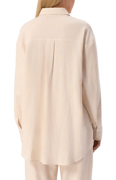 Рубашка изо льна и вискозы HINNOMINATE, арт. HMABW01845, фото 4