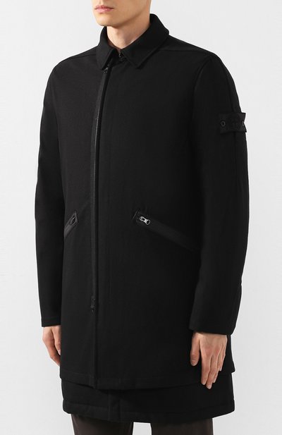 Шерстяное пальто STONE ISLAND SHADOW PROJECT, арт. 711970201, фото 3