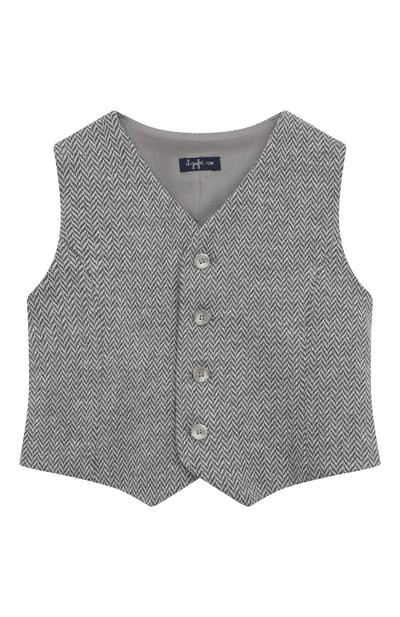Хлопковый жилет IL GUFO, арт. A22GI033M5031/12M-18M, фото 1