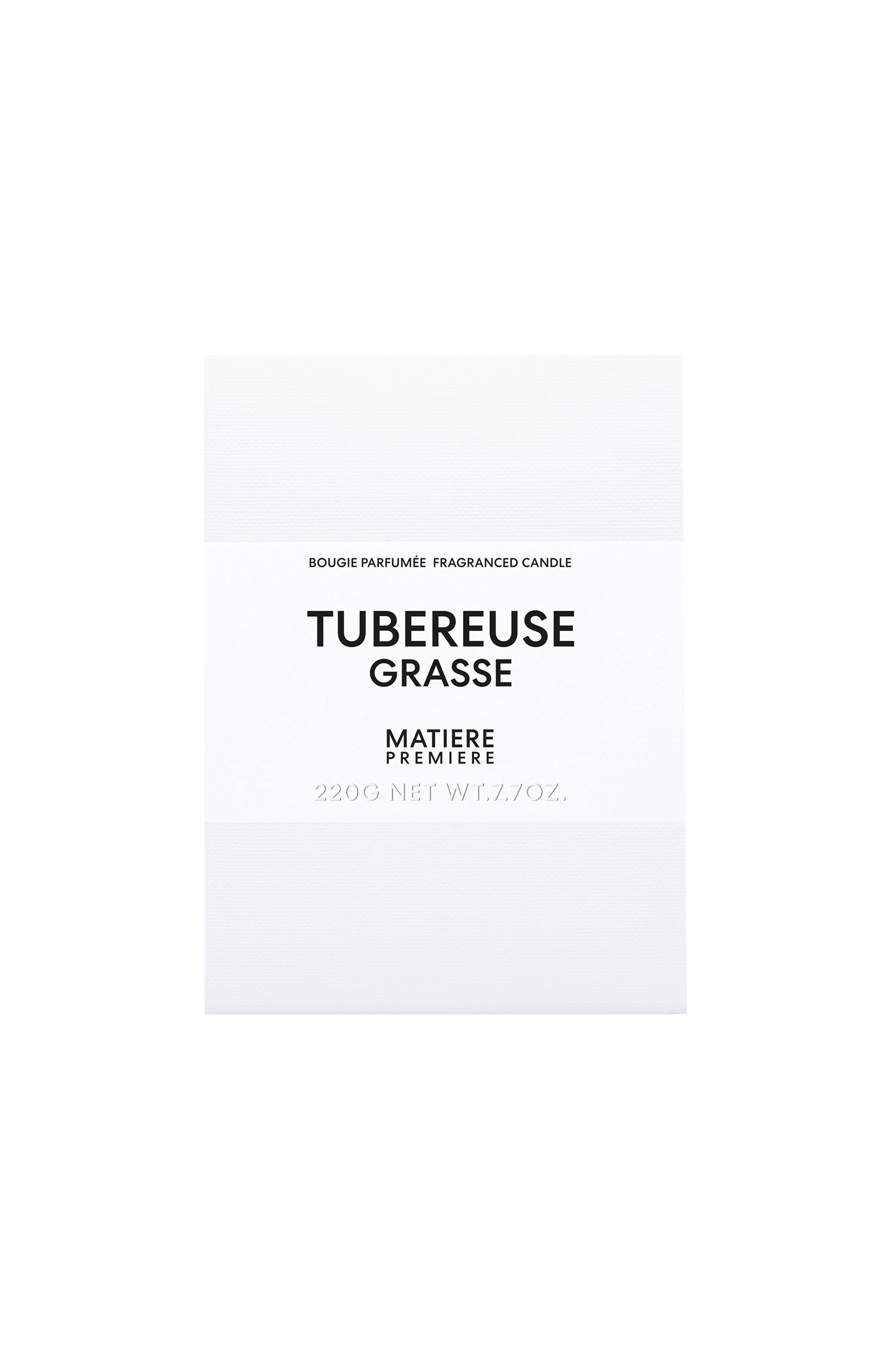 Парфюмированная свеча tubereuse grasse (220g) MATIERE PREMIERE, арт. 3760428940490, фото 2